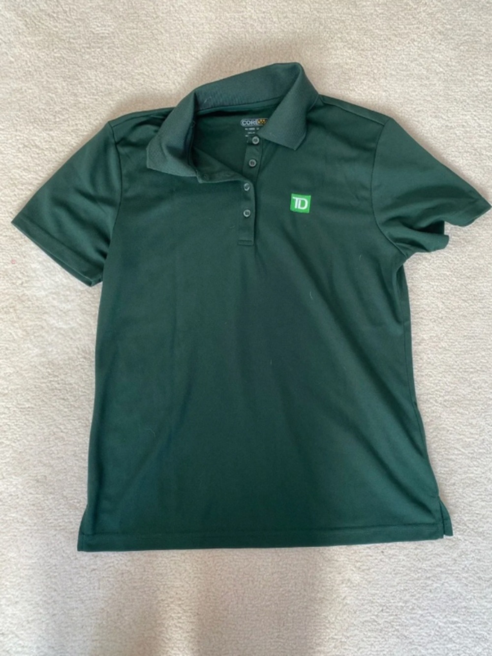 FREE TD Logo Green Polo Shirt